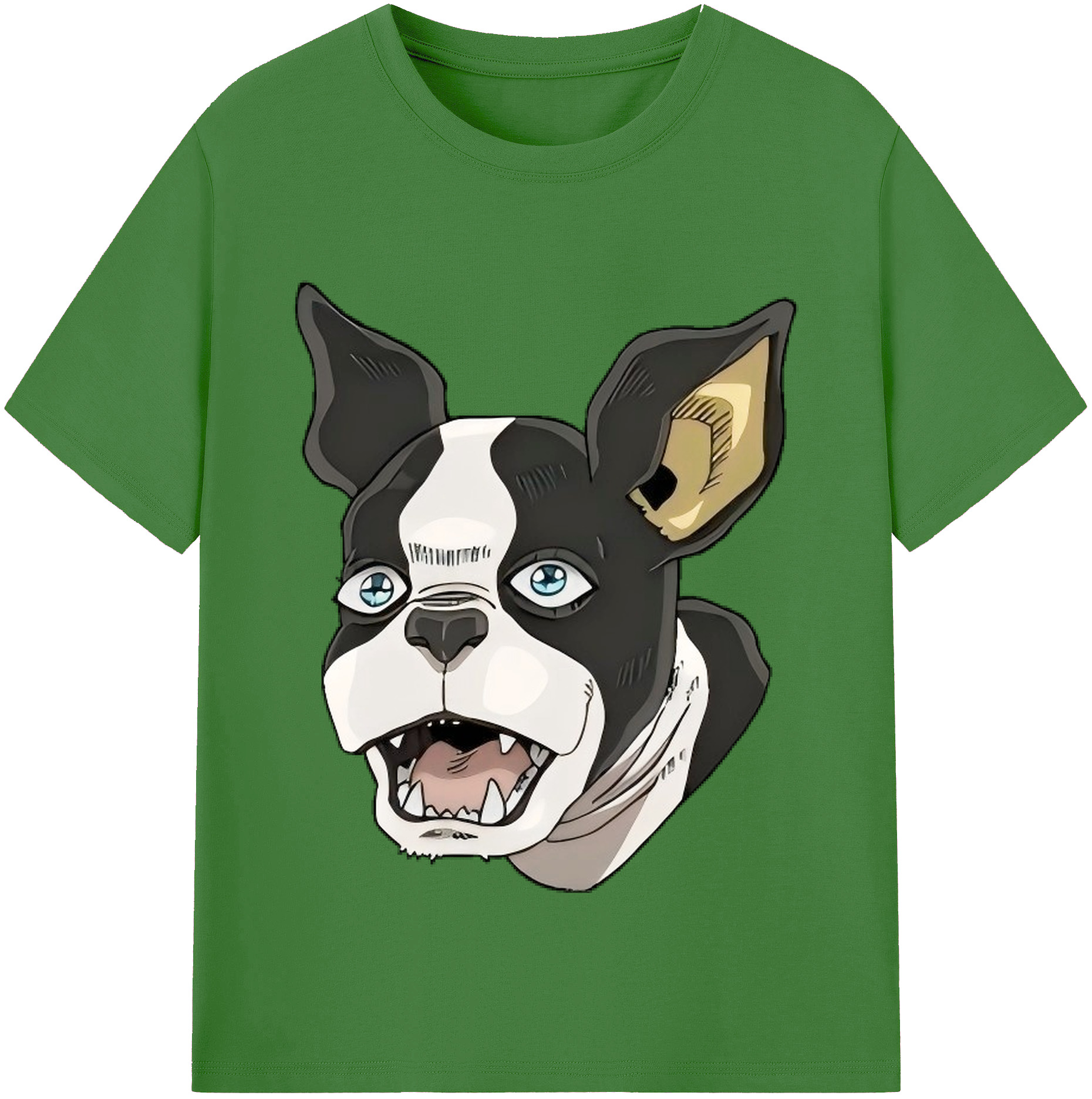 （画像用） ジョジョの奇妙な冒険 イギー JoJo's Bizarre Adventure Iggy レディースカジュアルプリントTシャツ（綿100％）